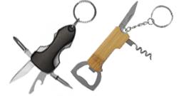 Breloki ze scyzorykiem z logo