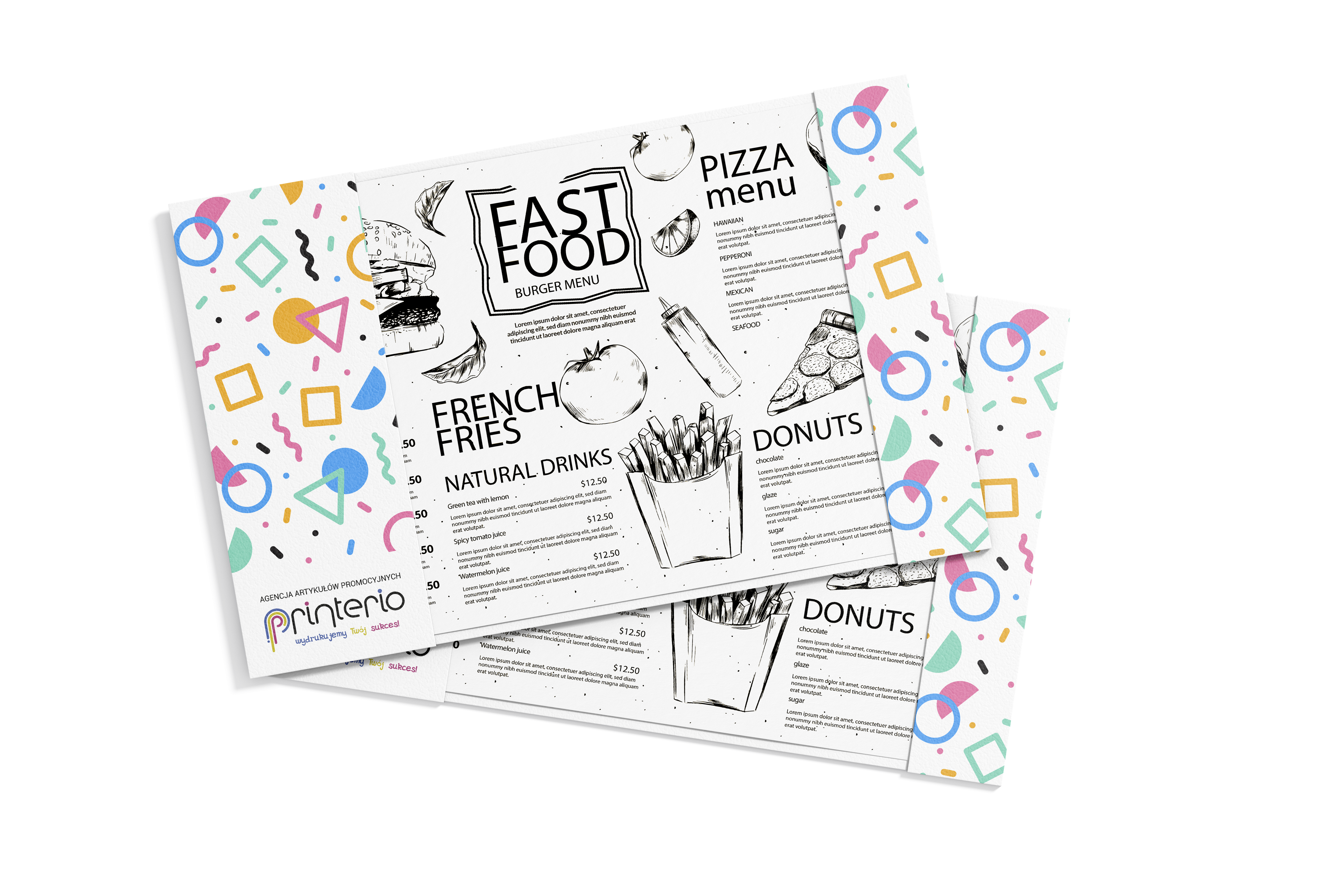 Druk menu