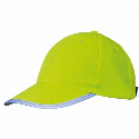 Czapka z daszkiem odblaskowa dziecięca 6 paneli SEATTLE z naniesieniem logo Zdjęcie