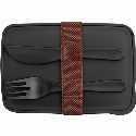 Lunch box ze sztućcami 600 ml VIGO Zdjęcie 2