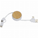 Kabel do ładowania bambusowy GRONINGEN