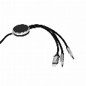 DŁUGI KABEL 5W1 Z PODŚWIETLANYM LOGO, W102TG Zdjęcie 2