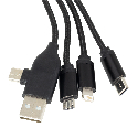 Kabel z podświetlanym logo 4w1, RXD-368 Zdjęcie 4