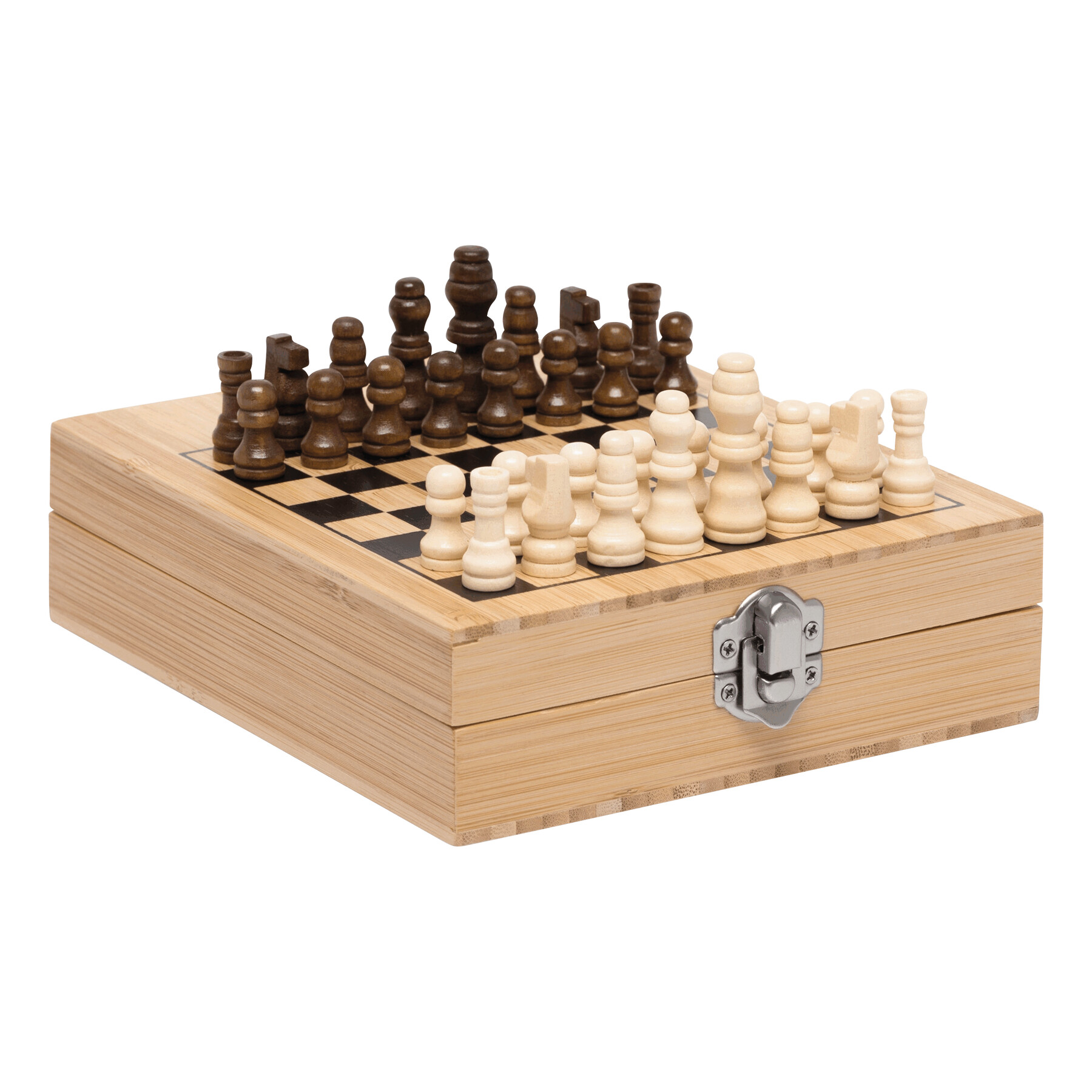 Zestaw do wina BAMBOO CHESS z szachami