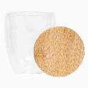 Dwuścienna szklanka BAMBOO ART M, o pojemności ok. 350 ml. Zdjęcie 3