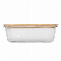Pudełko na lunch ROSILI L z bambusową pokrywką. Pojemność ok. 1060 ml. Zdjęcie 3