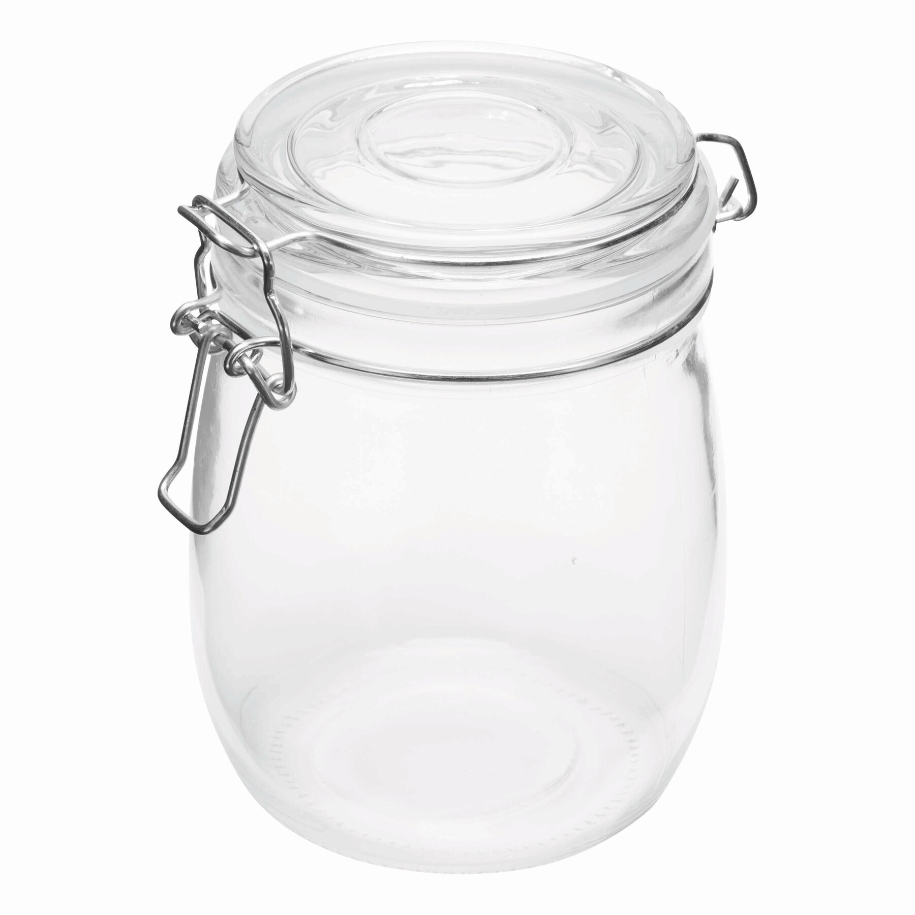 Szklany słoik CLICKY L, pojemność ok. 750 ml.