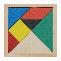 Drewniane puzzle TANGRAM BASE Zdjęcie 2