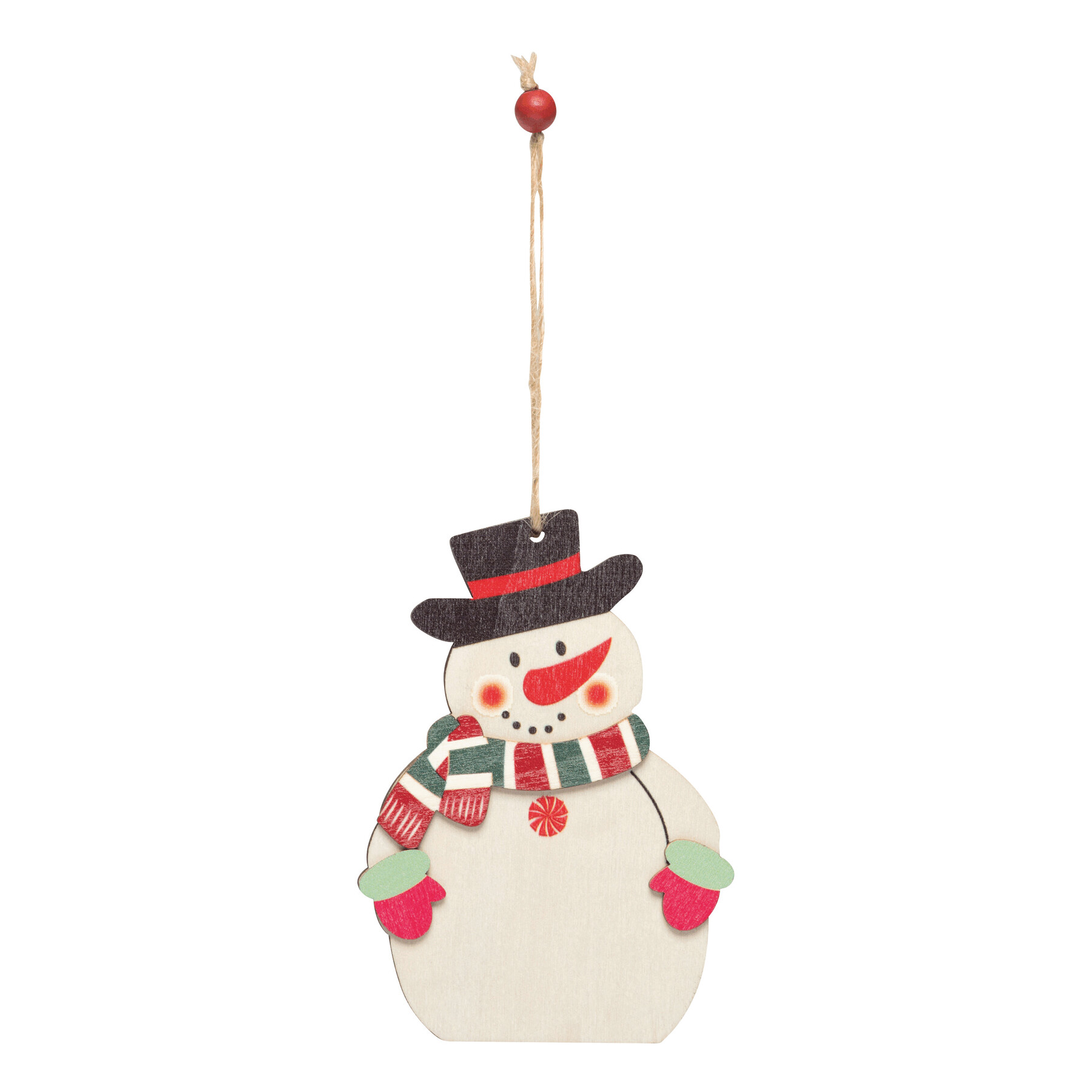 Zawieszka na prezent i choinkę WOODEN SNOWI
