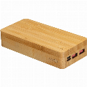 Power bank 20000 mAh bambusowy Zdjęcie 2