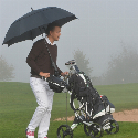 Parasol automatyczny XXL do gry w golfa ø132 cm Zdjęcie 3
