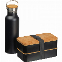 Zestaw lunch box ze sztućcami i butelka termiczna 500 ml