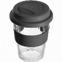 Kubek szklany z pokrywką 300 ml