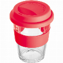 Kubek szklany z pokrywką 300 ml