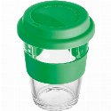 Kubek szklany z pokrywką 300 ml