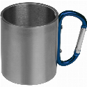 Kubek metalowy z karabińczykiem 200 ml
