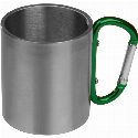 Kubek metalowy z karabińczykiem 200 ml