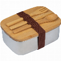 Lunch box ze sztućcami 950 ml
