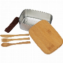 Lunch box ze sztućcami 950 ml Zdjęcie 3