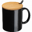 Kubek ceramiczny z łyżeczką 300 ml