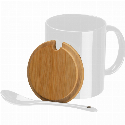 Kubek ceramiczny z łyżeczką 300 ml Zdjęcie 2