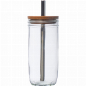 Szklanka z pokrywką i słomką 650 ml Zdjęcie 3