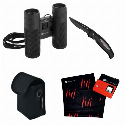 Zestaw lornetka, bandana, nóż CROSSET Schwarzwolf