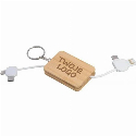 Kabel do ładowania breloczek BELLEVUE z logo