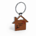 Brelok do kluczy "domek" z naniesieniem logo
