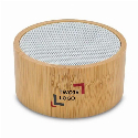 Bambusowy głośnik Bluetooth Soundy z logo firmy