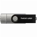 Pendrive plastikowy 32 GB TWIST z logo