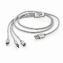 Kabel USB 3 w 1 TALA z nadrukiem na zamówienie