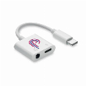 Rozgałęźnik audio ABS typu C KOENET do nałożenia logo