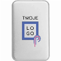 Power bank 4000 mAh z ładowarką słoneczną do naniesienia logo