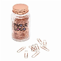 Spinacze COPPER CLIPS w słoiku do drukowania logo