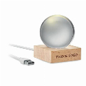 Szklana kula LED LIGHT z nadrukiem na zamówienie Zdjęcie