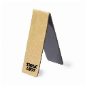 Zakładka do książki z kartonu z recyklingu, magnetyczna do drukowania logo
