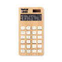 12-cyfrowy kalkulator, bambus CALCUBIM z nadrukiem na zamówienie
