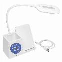 Lampa biurkowa ze stacją ładującą LIGHT & CHARGE do nałożenia logo