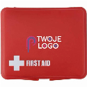 Apteczka w plastikowym opakowaniu, 10 el. z nadrukiem logo