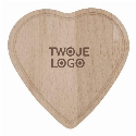 Deska do krojenia WOODEN HEART do naniesienia logo