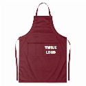 Fartuch kuchenny regulowany FITTED KITAB z nadrukiem logo