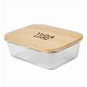 Pudełko na lunch ROSILI L z bambusową pokrywką. Pojemność ok. 1060 ml. do naniesienia logo