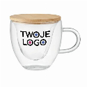 Szklanka z podwójną ścianką CORAMUG do drukowania logo