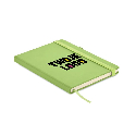 Notes A5 z recyklingowanego PU ARPU z logo firmy