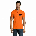 PERFECT MEN Polo 180g PERFECT MEN z nadrukiem logo