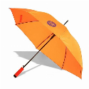 Parasol Winterthur z logo firmy