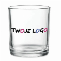 Krótka szklanka 300ml PONGO z nadrukiem logo
