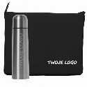 Zestaw koc z polaru 2w1 i termos 500 ml LIVERPOOL z logo