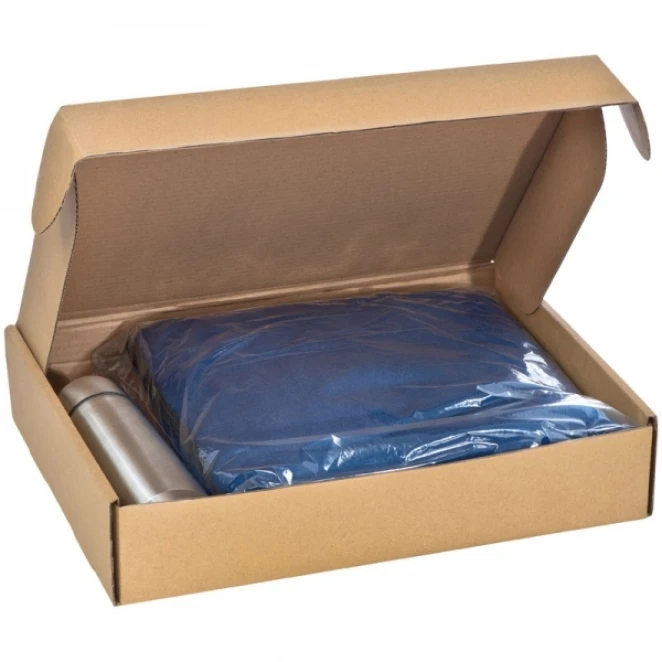 Zestaw koc z polaru 2w1 i termos 500 ml LIVERPOOL z logo Zdjęcie 4